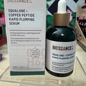 Biossance Squalane + Copper Peptide Serum - White and Gold